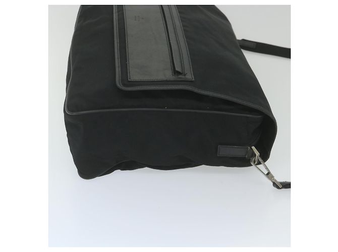 Bolsa de ombro GUCCI Nylon preta 019 0376 Ep de autenticação2399 Preto - vista 3