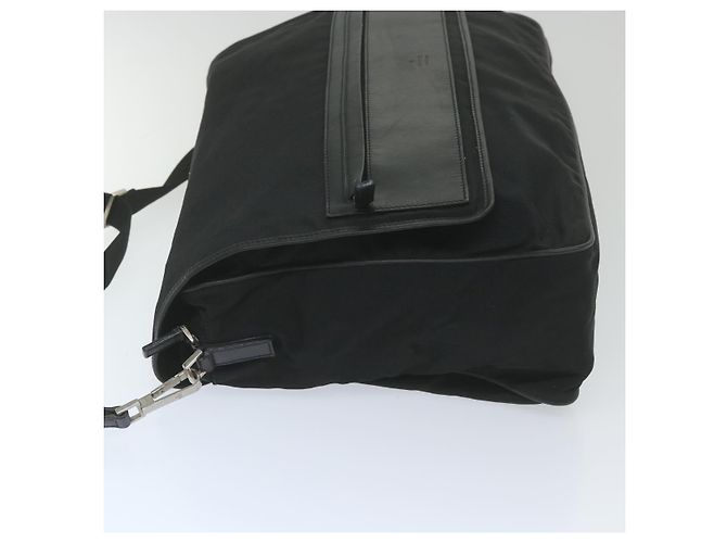 Bolsa de ombro GUCCI Nylon preta 019 0376 Ep de autenticação2399 Preto - vista 4
