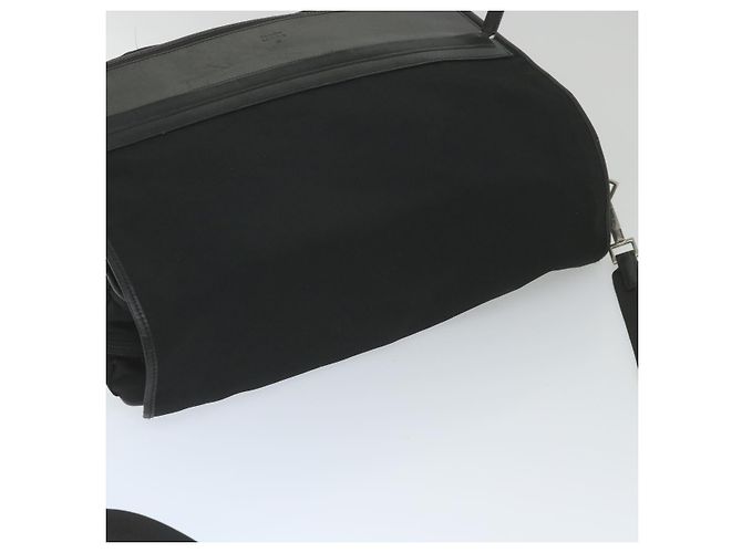 Bolsa de ombro GUCCI Nylon preta 019 0376 Ep de autenticação2399 Preto - vista 6