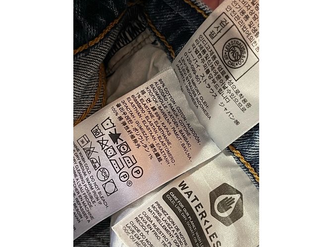 Jeans LEVI'S T.US 24 Algodón Azul - vista 6