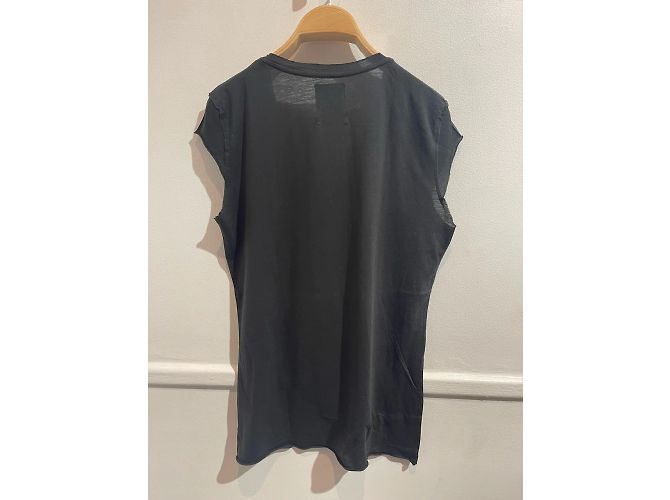 ZOE KARSSEN Camisetas.Internacional M Algodón Negro - vista 4