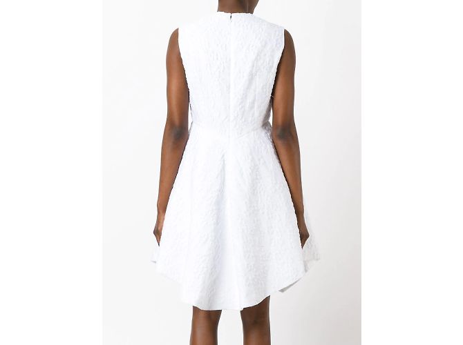 Autre Marque Vestido DELPOZO T.FR 36 Algodón Blanco - vista 3