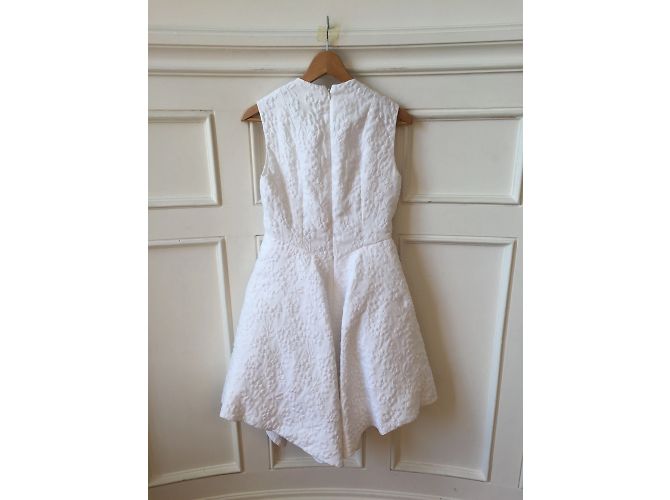 Autre Marque Vestido DELPOZO T.FR 36 Algodón Blanco - vista 5