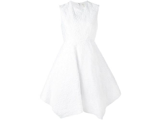 Autre Marque Vestido DELPOZO T.FR 36 Algodón Blanco - vista 8
