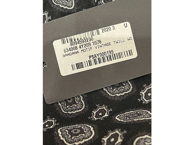 Sciarpe SAINT LAURENT T. Lana Nero - vista 8