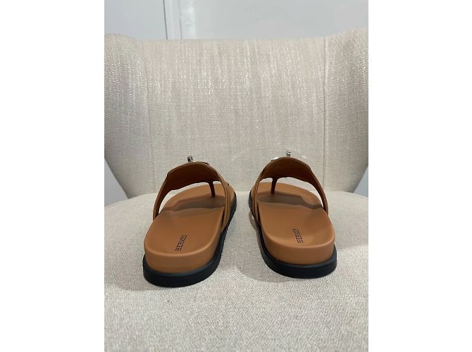 Kelly Hermès HERMES Sandali T.Unione Europea 38 Leather Cammello - vista 6
