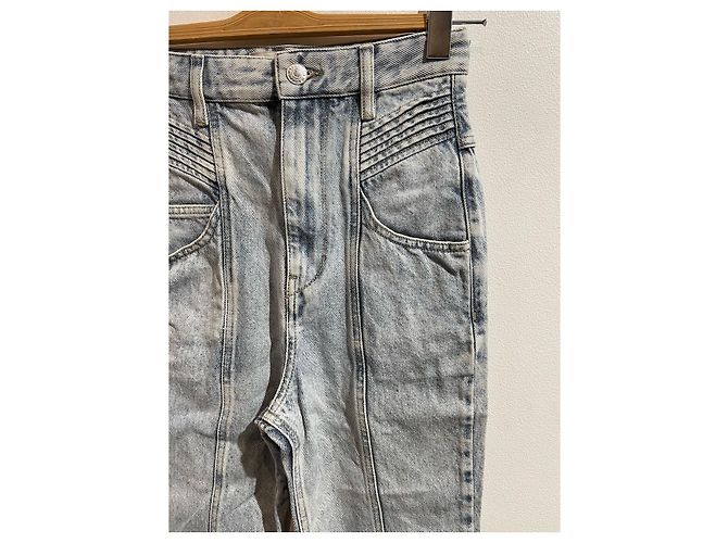 ISABEL MARANT ETOILE Jeans T.FR 34 Algodón Azul - vista 3