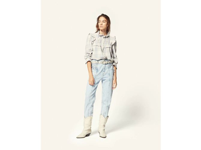 ISABEL MARANT ETOILE Jeans T.FR 34 Algodón Azul - vista 7