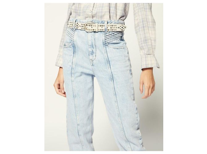 ISABEL MARANT ETOILE Jeans T.FR 34 Algodón Azul - vista 8