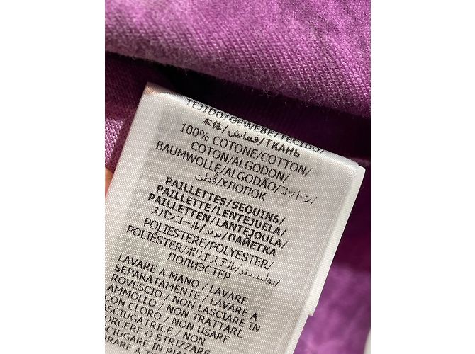 GUCCI Tops T.Internacional XS Algodón Púrpura - vista 6