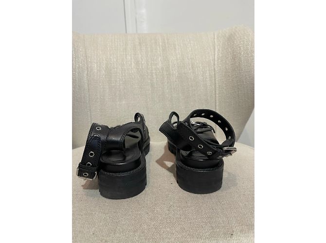 Alaïa Sandali ALAIA T.EU 38 Pelle Nero - vista 4
