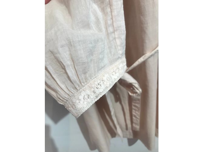 Vestido BURBERRY T.UK 14 de algodón Rosa - vista 4