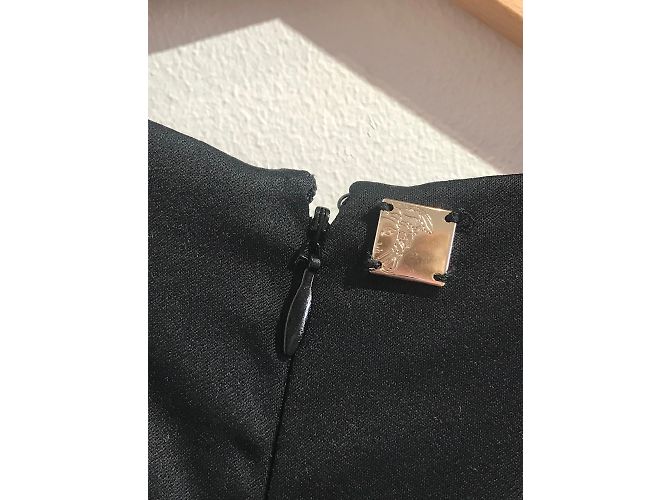 VERSACE Kleider T.IT 42 Viskose Schwarz - Ansicht 4