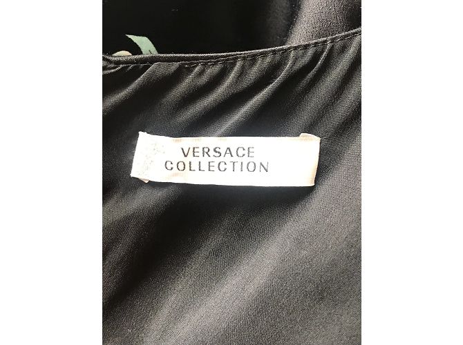 VERSACE Kleider T.IT 42 Viskose Schwarz - Ansicht 5