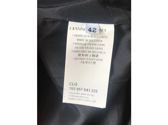 VERSACE Kleider T.IT 42 Viskose Schwarz - Ansicht 6