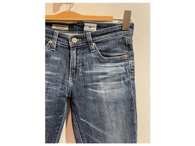 Autre Marque AG ADRIANO GOLDSCHMIED Jeans T.US 26 Algodón Azul - vista 2