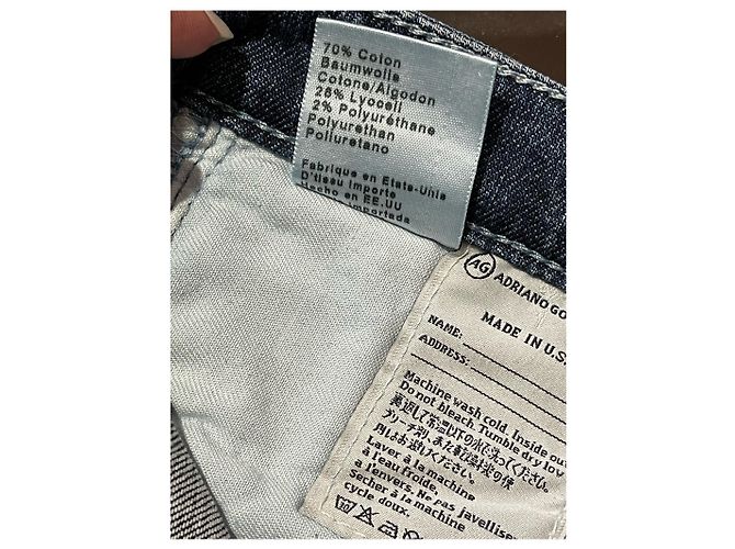 Autre Marque AG ADRIANO GOLDSCHMIED Jeans T.US 26 Algodón Azul - vista 7
