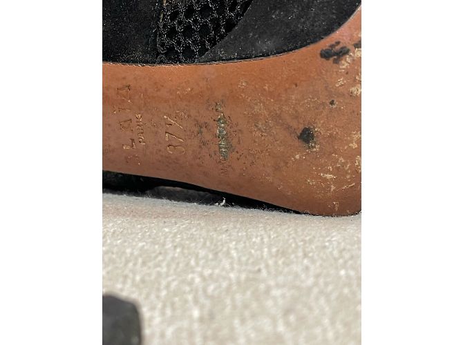Alaïa Sandali ALAIA T.EU 37.5 Camoscio Nero - vista 6