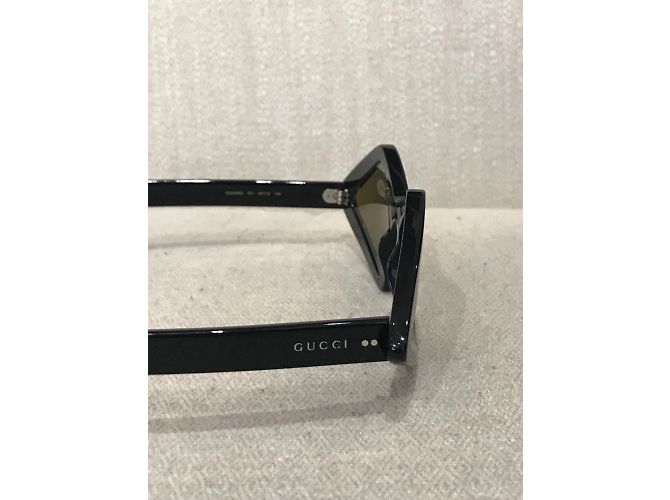 Lunettes de soleil GUCCI T. Plastique Noir - vue 3