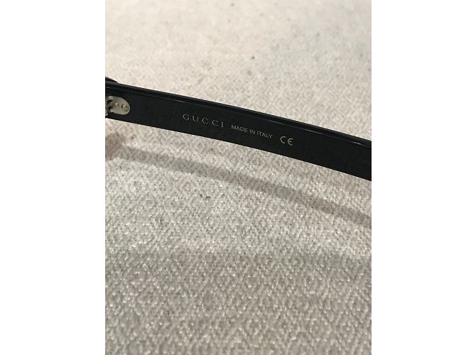 Lunettes de soleil GUCCI T. Plastique Noir - vue 5