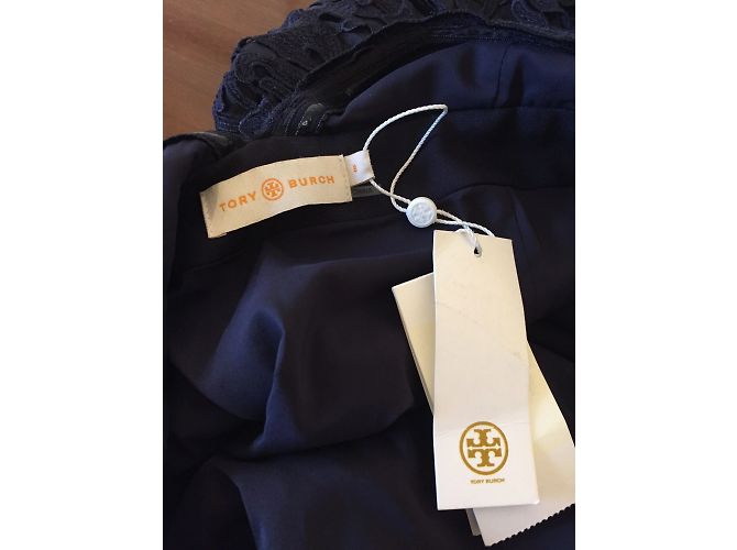 TORY BURCH Kleider T.US 8 Viskose Blau - Ansicht 5