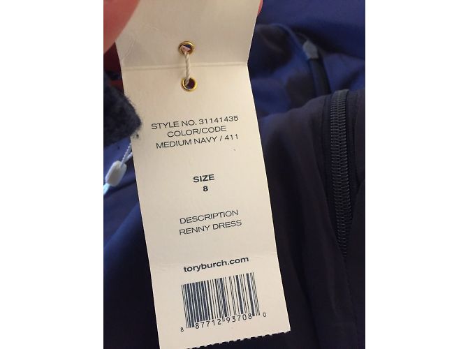 TORY BURCH Kleider T.US 8 Viskose Blau - Ansicht 7