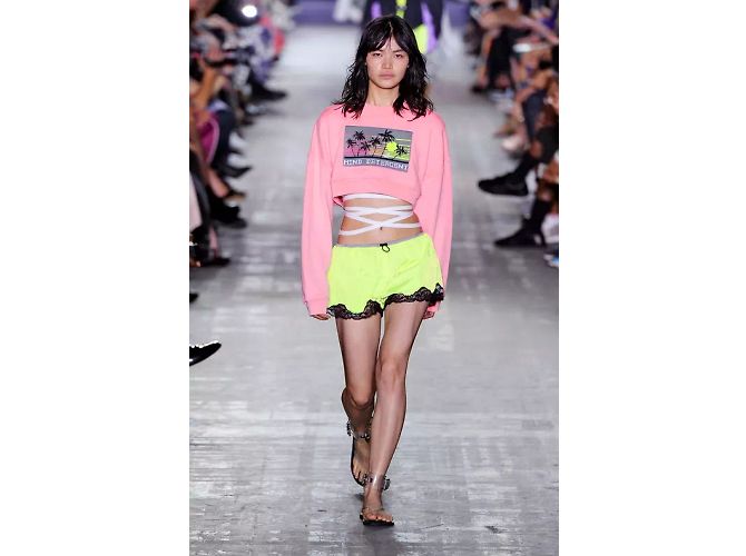 ALEXANDER WANG Strick T.International XS Baumwolle Pink - Ansicht 2