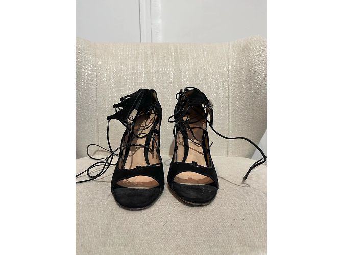 GIANVITO ROSSI Tacchi T.EU 38 Camoscio Nero - vista 3