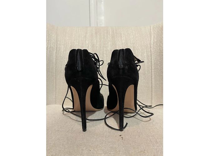 GIANVITO ROSSI Tacchi T.EU 38 Camoscio Nero - vista 4