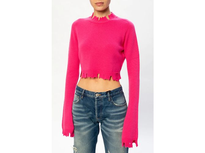 ATTICO Strickwaren T.International XS Wolle Pink - Ansicht 3