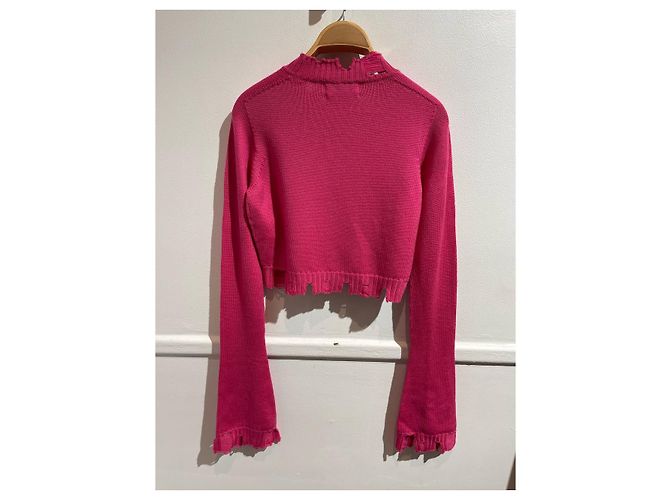 ATTICO Strickwaren T.International XS Wolle Pink - Ansicht 7