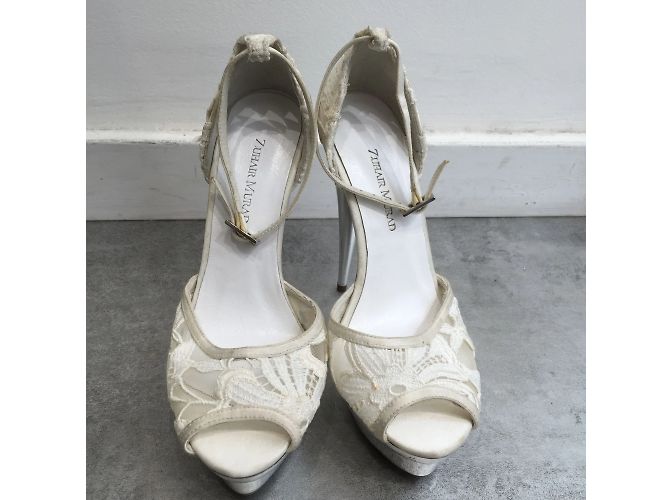 Sandali ZUHAIR MURAD T.EU 37 Pelle Bianco - vista 2