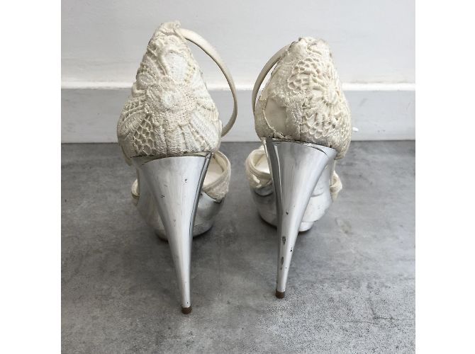Sandali ZUHAIR MURAD T.EU 37 Pelle Bianco - vista 3