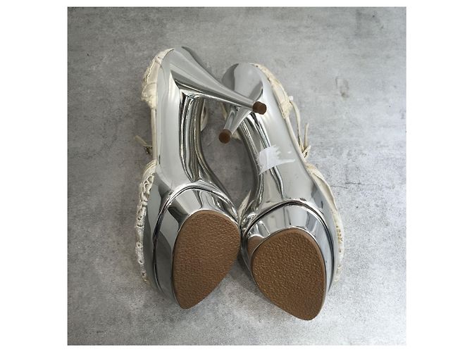 Sandali ZUHAIR MURAD T.EU 37 Pelle Bianco - vista 4