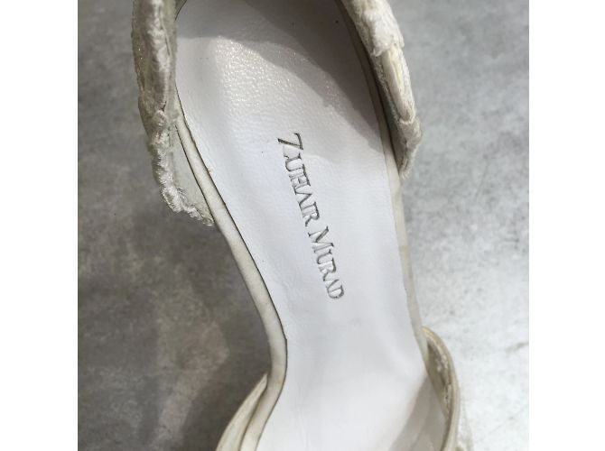 Sandali ZUHAIR MURAD T.EU 37 Pelle Bianco - vista 5
