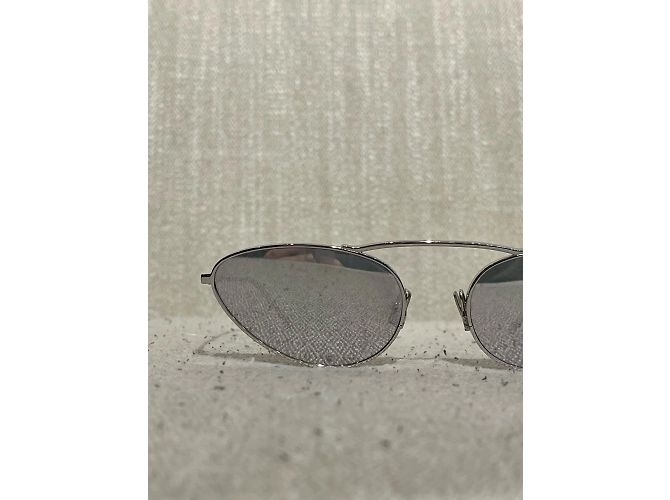 Gafas de sol SAINT LAURENT T. Metal Plata - vista 2
