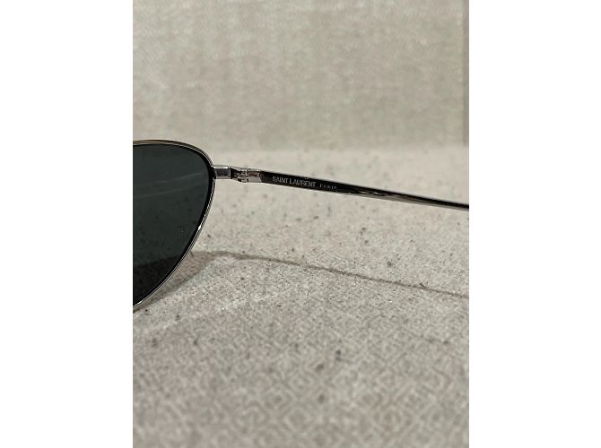Gafas de sol SAINT LAURENT T. Metal Plata - vista 6