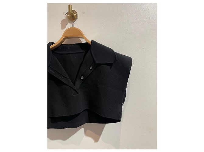 JACQUEMUS Tops T.International S Algodón Negro - vista 3
