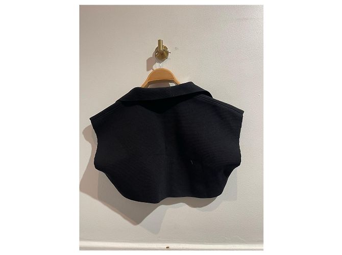 JACQUEMUS Tops T.International S Algodón Negro - vista 4