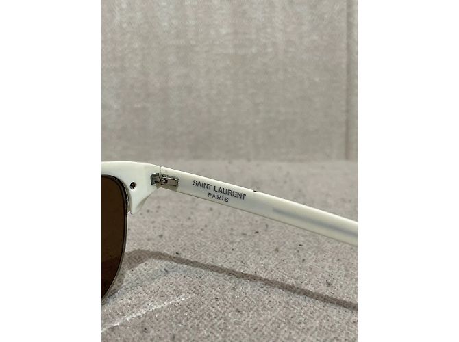 Gafas de sol SAINT LAURENT T. Plástico Blanco - vista 5