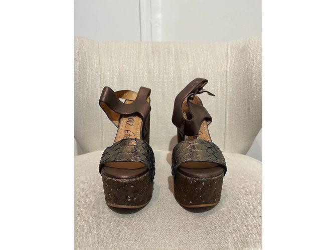 Sandali LANVIN T.EU 38 Pelle Marrone - vista 3