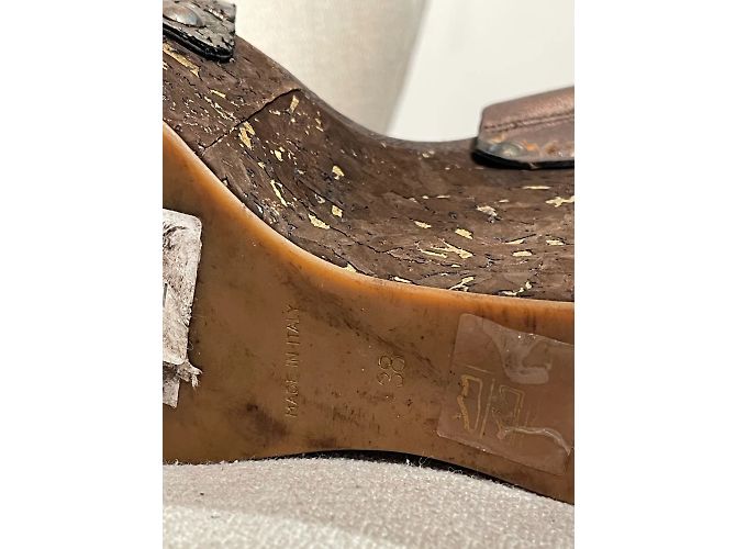 Sandali LANVIN T.EU 38 Pelle Marrone - vista 6