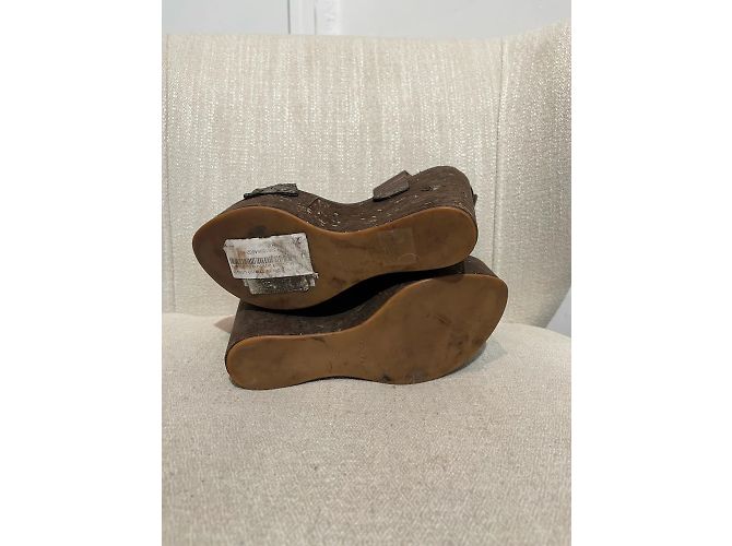 Sandali LANVIN T.EU 38 Pelle Marrone - vista 8