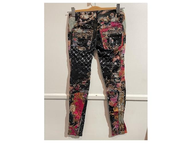 Jeans BALMAIN T.FR 34 Cotone Nero - vista 5