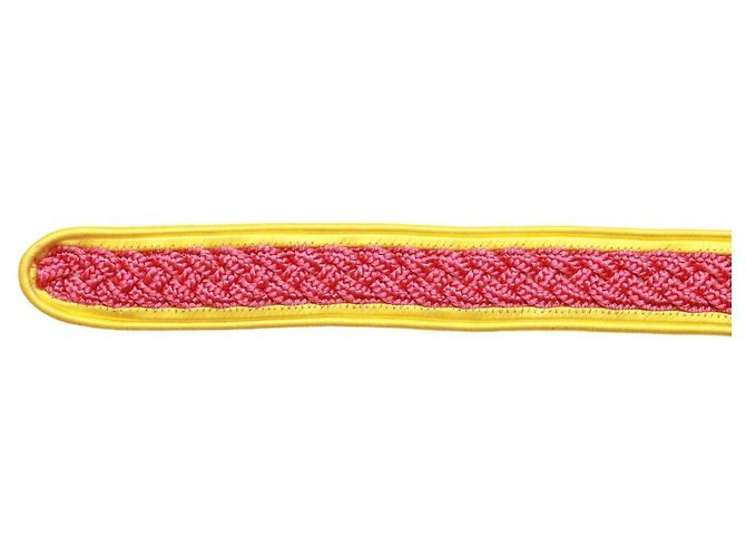 Stephan Janson Damen-Taillengürtel aus geflochtenem Seil, Viskose, Rosa und Gelb, Größe 44 Pink - Ansicht 4