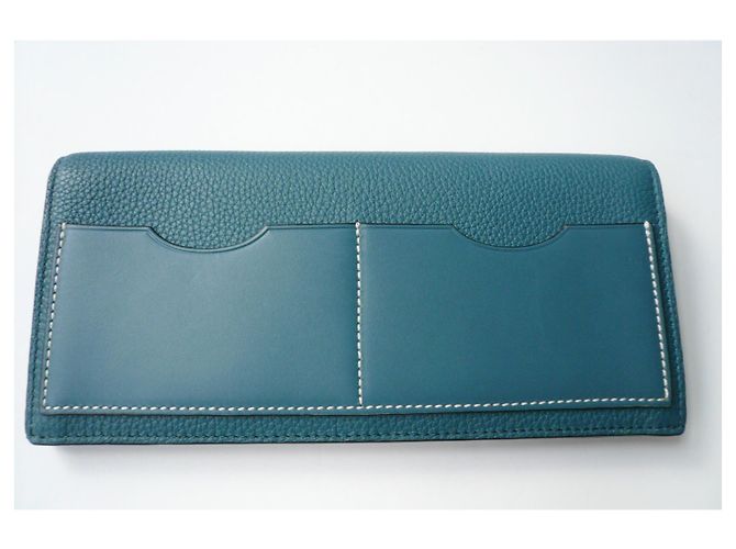LOEWE Portafoglio blu anatra, nuovo - vista 2