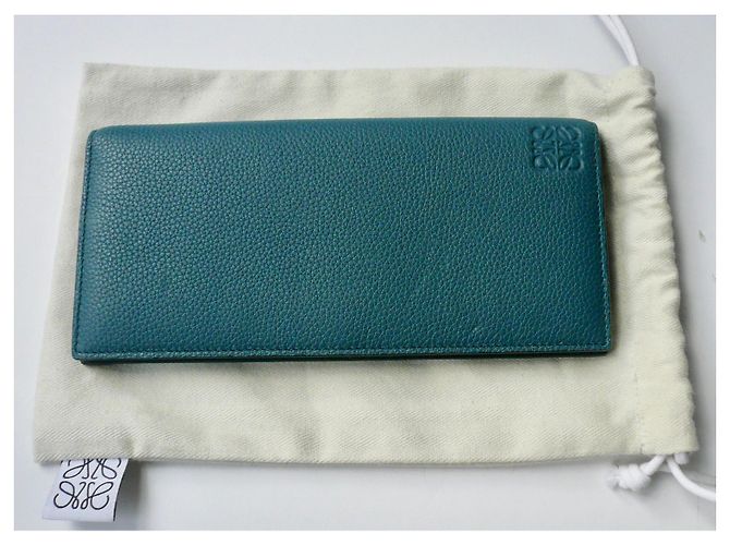 LOEWE Portafoglio blu anatra, nuovo - vista 3