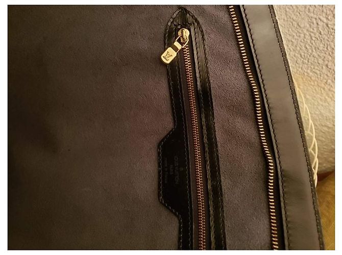 Saint Jacques Borsa Louis Vuitton St Jacques in pelle epi nera Nero - vista 5
