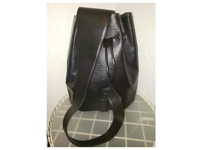 Vivienne Louis Vuitton Epi Leder Rucksack Schwarz - Ansicht 2