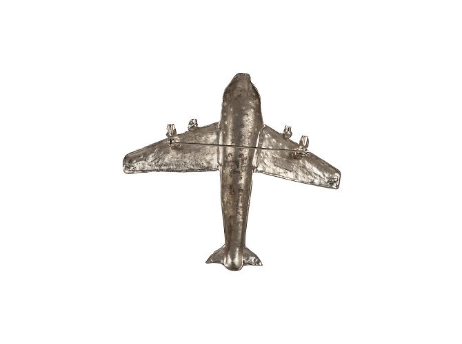 Spilla Krizia Aeroplano Argento - vista 3